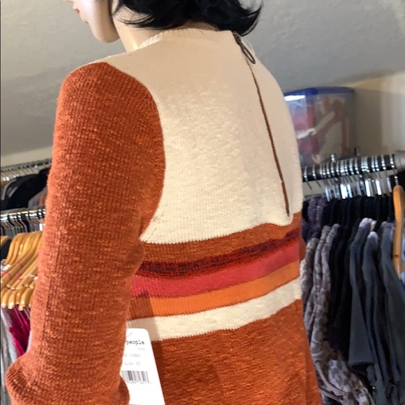 Free People Colorblock Dress - Orange - Picture 4 of 5